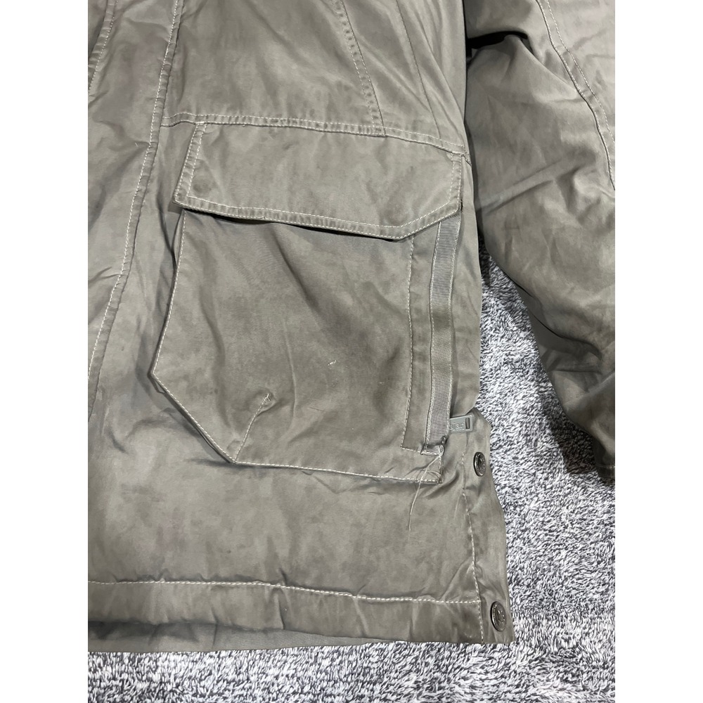 Pajar Canada Mens Grey Down Filled Hooded Parka Winter Coat Large P6J0057F13 - Picture 14 of 16